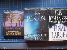 3 AUDIO CD   BOOK COLLECTION  BY  FAMOUS AUTHORS LISA JACKSON & IRIS JOHANSEN comprar usado  Enviando para Brazil