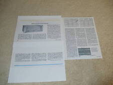 BGW 500D Amplificador de Potencia Revisión, 3 Pgs, Completo Prueba, 1976 comprar usado  Enviando para Brazil