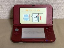 Novo Nintendo 3DS XL LL Console Vermelho Metálico Stylus Funcionando Testado Japonês Usado comprar usado  Enviando para Brazil