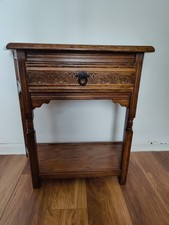 Solid oak console for sale  DAGENHAM
