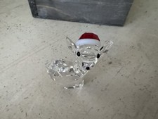 Swarovski reindeer santa for sale  Long Beach