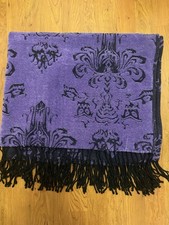Papel de parede Halloween The Haunted Mansion parques da Disney roxo cobertor 62 x 41 comprar usado  Enviando para Brazil