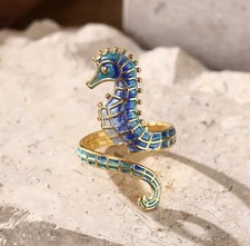 Fingerring ring seepferdchen gebraucht kaufen  Volkach