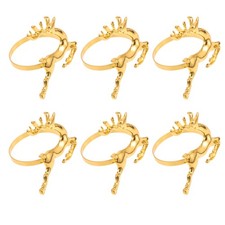  6 Pcs Serviettenringkombination Kreative Serviettenschnallen Partydekorationen comprar usado  Enviando para Brazil
