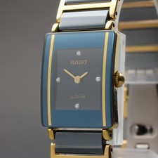 Usado, [Perto de ESTADO PERFEITO] RADO DiaStar 153.0383.3 18mm relógio feminino quartzo cerâmica do Japão comprar usado  Enviando para Brazil
