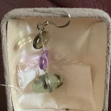 Earrings agate amethyst for sale  Watsonville