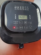 Fritadeira a ar NuWave Brio 6 qt 1800W modelo 37001 testada funciona preta comprar usado  Enviando para Brazil