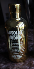 Garrafa promocional Absolut Vodka Gold - muito rara. comprar usado  Enviando para Brazil
