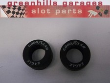 Par de pneus dianteiros Greenhills Scalextric Goodyear Eagle F1 com letras brancas -  comprar usado  Enviando para Brazil