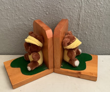 teddy bear book ends for sale  LEICESTER