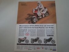 advertising Pubblicità 1992 MOTO YAMAHA XTZ XT Z 660 TENERE' comprar usado  Enviando para Brazil