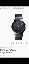 Junghans funkuhr force gebraucht kaufen  Schömberg