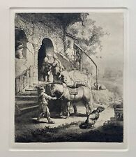 Arte gravura Rembrandt THE GOOD SAMARITAN por Amand Durand  comprar usado  Enviando para Brazil