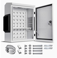 Caixa elétrica externa, placa de aço laminada a frio, feixe traseiro de alumínio, 19,6x15,7x8 comprar usado  Enviando para Brazil