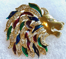 Rhinestone lion head for sale  Saint Paul