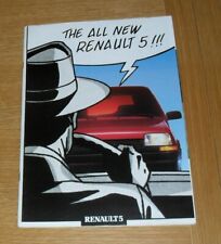 Renault brochure 1985 for sale  SOUTHAMPTON