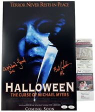 Um pôster 12x18 assinado por Michael Aprender & Brad Hardin Halloween 6 Michael Myers JSA, usado comprar usado  Enviando para Brazil