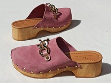 Lederclogs botten größe gebraucht kaufen  Lübeck