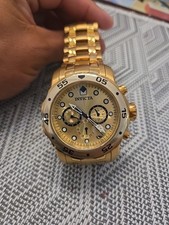 Relógio masculino Invicta Pro Diver dourado - 0074 comprar usado  Enviando para Brazil