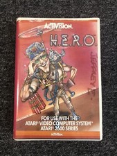 Vintage HERO Atari 2600 Game Activision Estojo Original Raro PAL  comprar usado  Enviando para Brazil