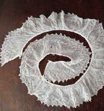 Lace remnant gathered for sale  Bridgeport