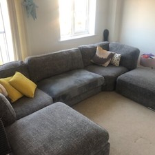 Large grey upholstered for sale  ABINGDON