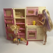 Cozinha e geladeira Barbie vintage 1987 com acessórios., usado comprar usado  Enviando para Brazil