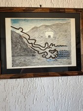 Chirico litografia fiume usato  Grosseto