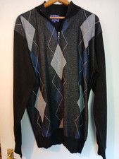 mens argyle jumper for sale  NEWARK