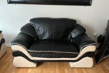 Seater italian leather for sale  LONDON