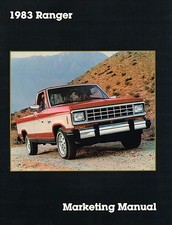 1983 Ford RANGER <SOMENTE REVENDEDOR> Pickup Truck MANUAL DE MARKETING Folheto: XLT,XLS comprar usado  Enviando para Brazil