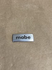 Placa de identificación de lavadora Mabe OEM secadora genuina plateada ligera ENVÍO RÁPIDO segunda mano  Embacar hacia Mexico