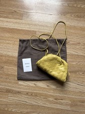 Mini bolsa Bottega Veneta Intrecciato em milho. Bolsa de pó nova em folha, usado comprar usado  Enviando para Brazil