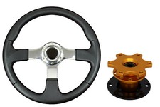 Chrome steering wheel for sale  PETERBOROUGH