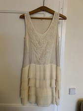Beige dress 1920s gebraucht kaufen  Berlin