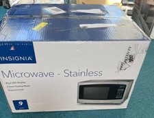 Insignia 0,9 pés cúbicos Pés Micro-ondas compacto - Prata/preto (PG-92061-NS-MW09SS8-NOB) comprar usado  Enviando para Brazil