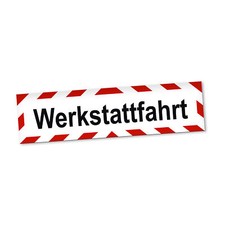 Werkstattfahrt magnetschild au gebraucht kaufen  Leipzig