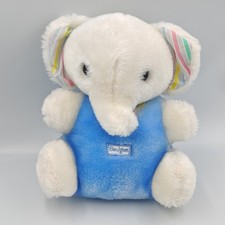 Peluche éléphant blanc d'occasion  Le Portel