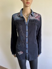 Chemise bleue matière d'occasion  Void-Vacon