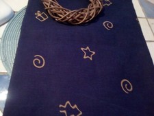 Nappe noel marine d'occasion  Longueil-Sainte-Marie