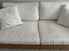 Rattan couch weißen gebraucht kaufen  Stuttgart