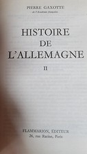 Histoire allemagne tomes d'occasion  Nantes-