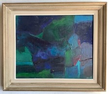 Usado, PAISAGEM MINIMALISMO ABSTRATO FRANCÊS ARTE CONTEMPORÂNEA MODERNA MISTÉRIO ASSINADO  comprar usado  Enviando para Brazil