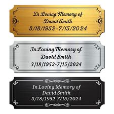 Personalised engraved memorial for sale  UK