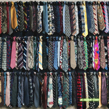 Usado, Lote de 50 gravatas masculinas vintage para gravata artesanato hobby quilter PATCHWORK acolchoado comprar usado  Enviando para Brazil