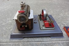 1960 Wilesco Alemanha Ocidental D8 motor a vapor com caldeira faltando Smokestack como encontrado comprar usado  Enviando para Brazil