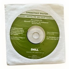 CD de reinstalação Dell Windows XP Professional versão completa Service Pack SP2 comprar usado  Enviando para Brazil