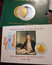 Nova Zelândia 1994 Conjunto de 6 Moedas UNC a 2 Dólares Inc Cook Bi-Metal Moeda de 50 Centavos comprar usado Nova Zelândia 1994 Conjunto de 6 Moedas UNC a 2 Dólares Inc Cook Bi-Metal Moeda de 50 Centavos comprar usado  Enviando para Brazil