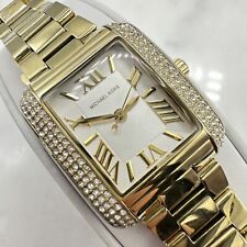 Usado, Raro relógio Michael Kors cristal tom dourado MK-3324, nova bateria comprar usado Usado, Raro relógio Michael Kors cristal tom dourado MK-3324, nova bateria comprar usado  Enviando para Brazil