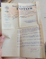 1935 invoice lighting d'occasion  Expédié en Belgium